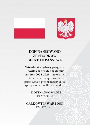 obrazek  Rządowy program „Posiłek w szkole i w domu” wiecej