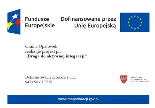 obrazek gkoqeOpatówek realizuje projekt pn. „Droga do aktywnej integracji” wiecej
