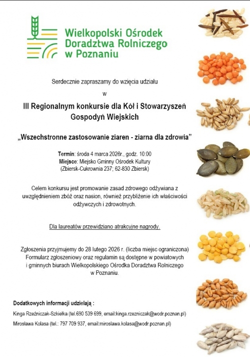 obrazek m{karegionalnym konkursie dla Kół i Stowarzyszeń Gospodyń Wiejskich wiecej